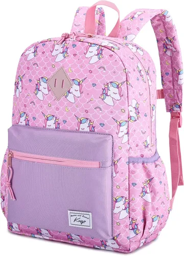 Vista 14 de Kasqo Mochila infantil para niños y niñas, mochila escolar de jardín de Dinosaurio Negro