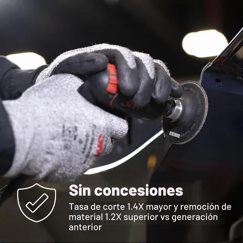 Vista 5 de 3M Cubitron II Roloc Disco de fibra, 786C, 33389, 3 pulgadas, grado 36+