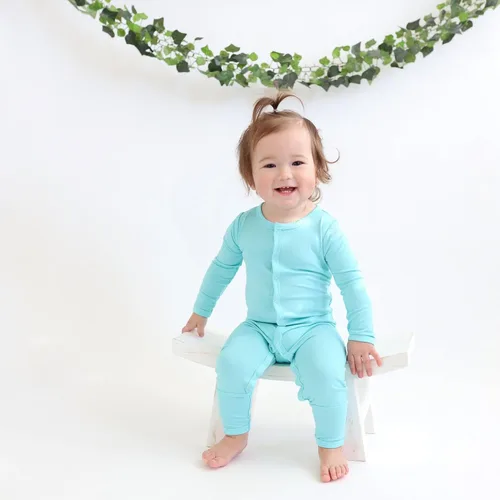 Vista 44 de KYTE BABY Mameluco suave unisex con cierre a presión, 97% rayón hecho de bambú, 3% elastano