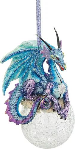 Vista 16 de Pensive Percher Dragon 2018 - Adorno de Navidad coleccionable de 3 pulgadas, a todo