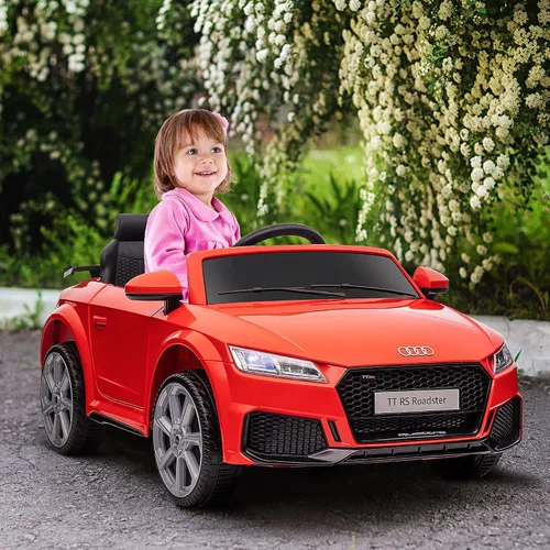 Vista 2 de Aosom 6V Audi TT RS Automóvil deportivo eléctrico para niños Ride On Toy One Seat con control remoto., Rojo