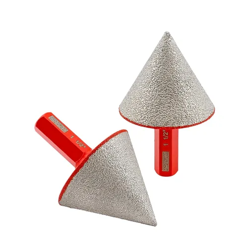 Vista 23 de DT-DIATOOL Brocas biseladas de diamante - Broca de corona de diamante de 4/5 pulgadas x 5/8"-11 rosca para agrandar, recortar, dar forma a agujeros