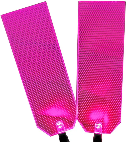 Vista 12 de Kit de bricolaje para cosplay con luz LED acrílica, kit de luces para casco RGB superhéroe para hombres y niños, azul