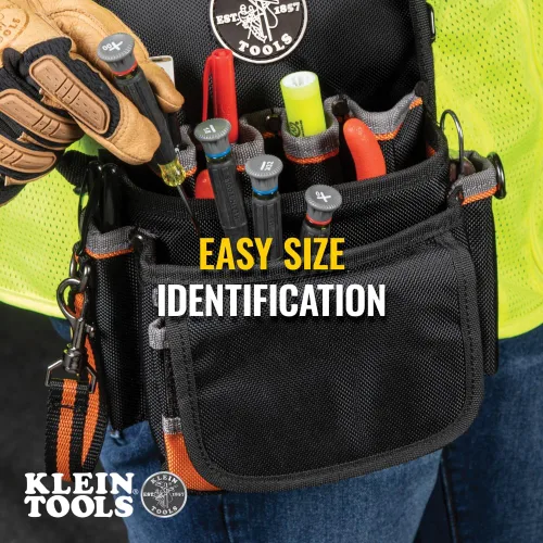 Vista 3 de Klein Tools 6233 Desarmador Mini de Precisión, #0 Phillips, Cuenta con Mango de Agarre Acolchado, Tapa Giratoria y Anillo Codificado por