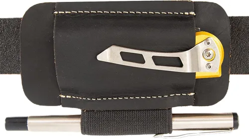 Vista 10 de Funda de cuchillo, funda de cuchillo con hebilla de cinturón, fundas de cuchillo de cuero para cinturón, funda de cuchillo plegable de bolsillo EDC