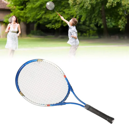 Vista 6 de RiToEasysports Raqueta de tenis para adultos, de aleación de aluminio de 27 pulgadas, ligera, para principiantes, jugadores intermedios