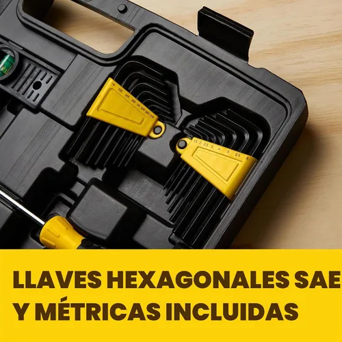 Vista 2 de STANLEY Kit de herramientas para el hogar con funda, 65 piezas (94-248)