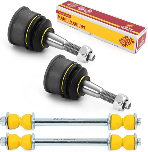 Vista 106 de Metrix Premium Chassis Parts - Juego de 4 piezas de articulación de rótula superior y barra estabilizadora delantera para Ford Ranger RWD 1998-2011