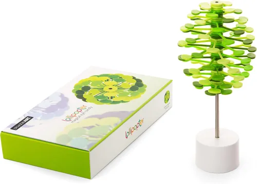 Vista 6 de Mini Lollipopter ARTE PARA JUGAR Twist to Transform Motion, Fibonacci Golden Ratio Design by John Edmark, Stress Relief for Office & Home, Fun Gift