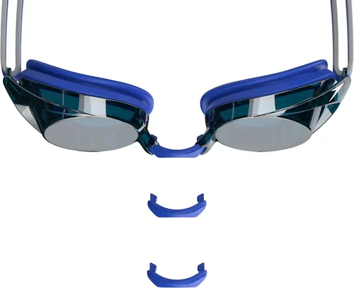Vista 3 de Speedo unisex-adult Swim Goggles Mirrored Vanquisher 2.0 Azul