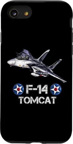 Vista 18 de Vintage F-14 Tomcat Fighter Jet Aviación Militar Estuche de Regalo para iPhone 17