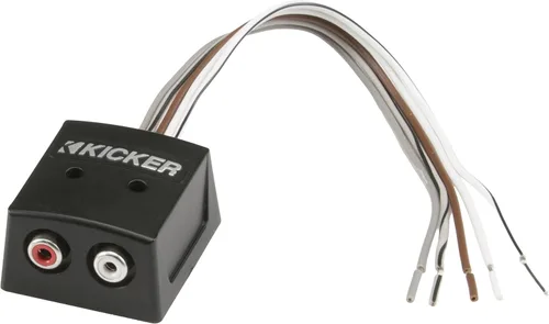 Vista 4 de KICKER Interconexión serie K 46KISLOC, convertidor de altavoz a RCA con salida de línea