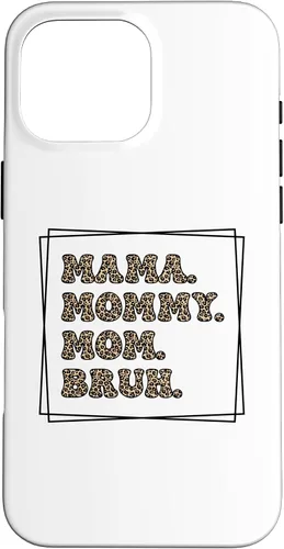 Vista 19 de Mama Mommy Mom Bruh Groovy Mommy Funny Mom Mothers Day Case for iPhone 16