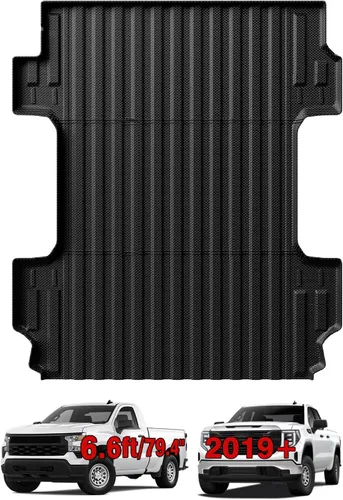 Vista 41 de TripleAliners - Tapete para caja de camioneta (de ejes) de 5 pies, encaje perfecto para pick-up de carga, accesorio de protección de vehículo
