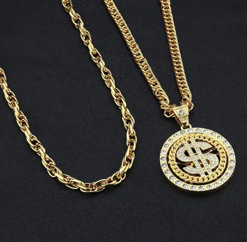 Vista 6 de Jstyle Joyas de hip hop de los años 80 y 90 para hombres y mujeres