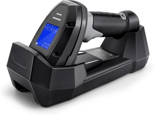 Vista 9 de Escáner de código de barras, escáner de código QR de mano conexión con cable USB 1D 2D y PDF417 Matriz de datos Lector automático de códigos