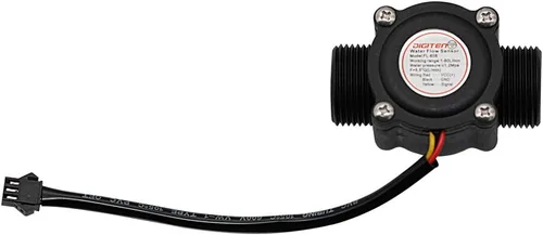 Vista 2 de DIGITEN G Apagador de sensor de flujo de agua, de 3/4 pulgada. Medidor de flujo de agua, de 1 a 60 litros por minuto.