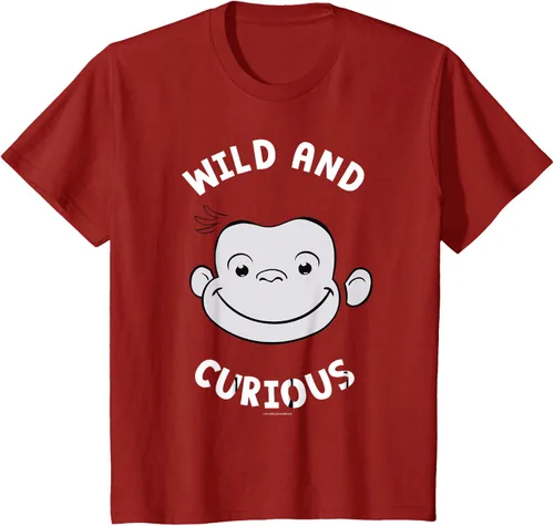 Vista 74 de Curious George Camiseta Big Face Wild and Curious Negro