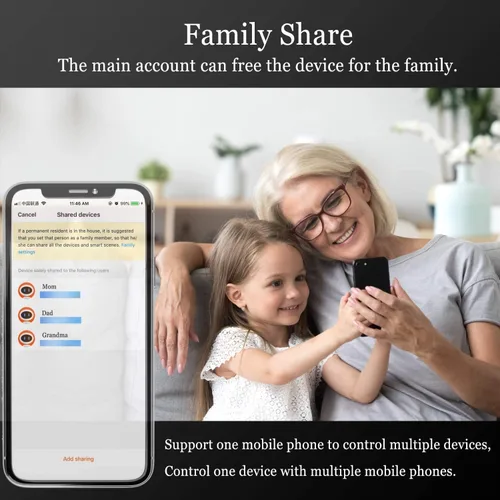 Vista 4 de ZigBee - Protector de sobretensiones inteligente, carga rápida inteligente, 4 tomas de corriente controladas individualmente, compatible con Alexa