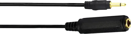 Vista 4 de Chapado en oro de 0.138 in mono 1/8 pulgadas audio macho a 0.250 in 1/4 pulgadas hembra adaptador de cable convertidor (4.9 ft/5 pies)