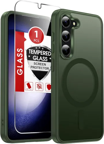 Vista 77 de LeYi Funda para teléfono Samsung-S23: protector de pantalla e imán MagSafe Púrpura