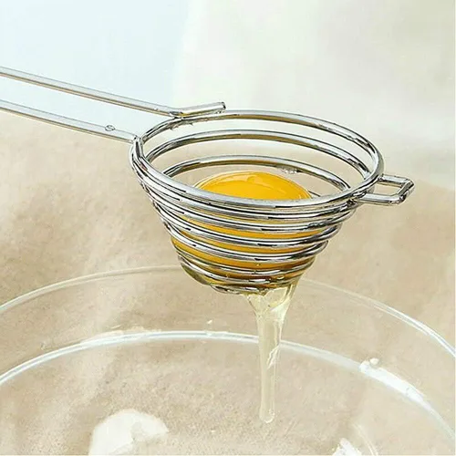 Vista 2 de Science Purchase Separador De Huevos De Acero Inoxidable Apto Para Lavavajillas - Eliminador/Extractor De Yema