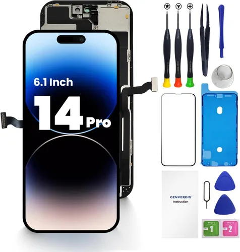 Vista 9 de para iPhone 11 Reemplazo de pantalla de 6.1", kit de reparación de pantalla LCD táctil 3D Genverdix, conjunto de montaje digitalizador