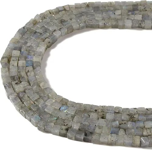 Vista 10 de JM Design Cuentas de 5/64 de pulgada 01 con forma de cubo liso multicolor para manualidades y fabricación de joyas (pulseras, collares, pendientes)