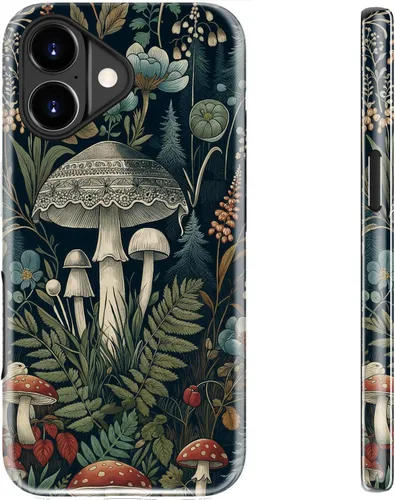 Vista 31 de bemal Funda para iPhone 12 Mini, estética, vintage, floreciente, peonía, concha, femenina, compatible con MagSafe, moderna, única, moderna, moderna