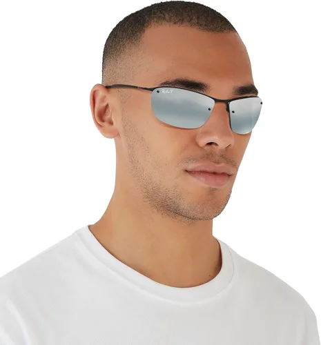 Vista 6 de Ray-Ban Gafas de sol rectangulares RB3542 Chromance para hombre