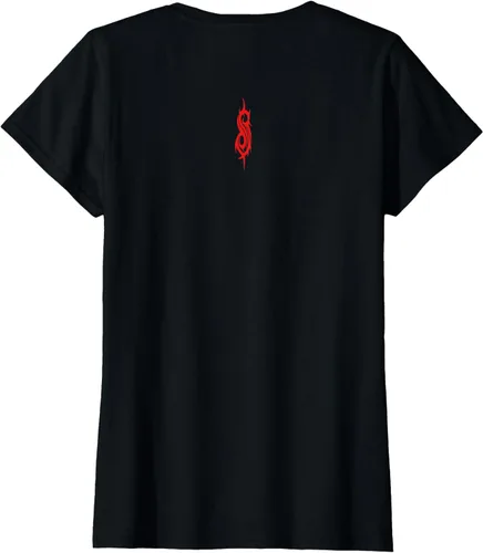 Vista 133 de Slipknot Tribal Calavera playera, niños 12, Rojo