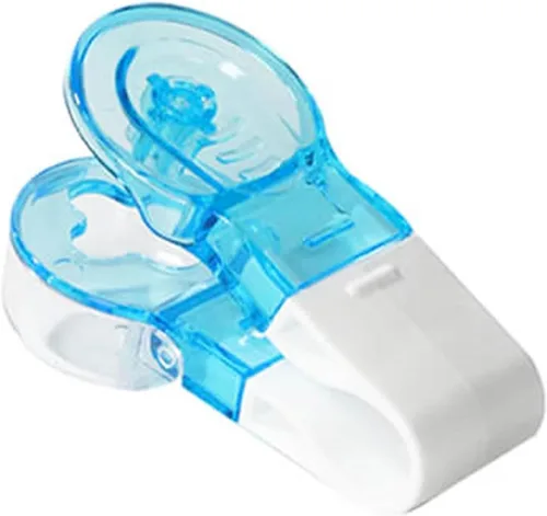 Vista 6 de Pastillero con diseño de caja de almacenamiento, pastillero sin esfuerzo, dispensador portátil compacto para una fácil gestión de medicamentos