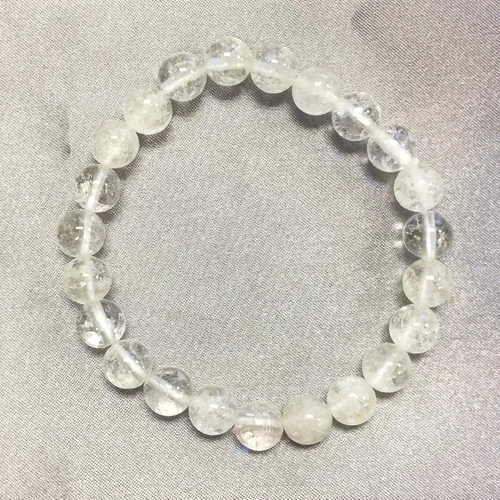 Vista 110 de Gem Avenue Handmade Round Bead Stretch Bracelet Unisex Natural Stone Beaded Jewelry for Men & Women, Elastic Wristband for Daily Wear