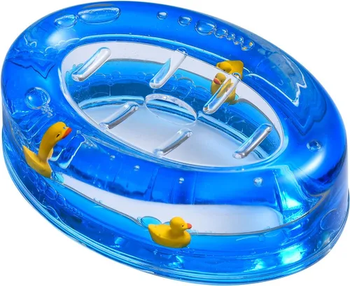 Vista 5 de Locco Decor - Juego de accesorios de tocador para baño (5 piezas, líquido acrílico 3D movimiento flotante Pato)