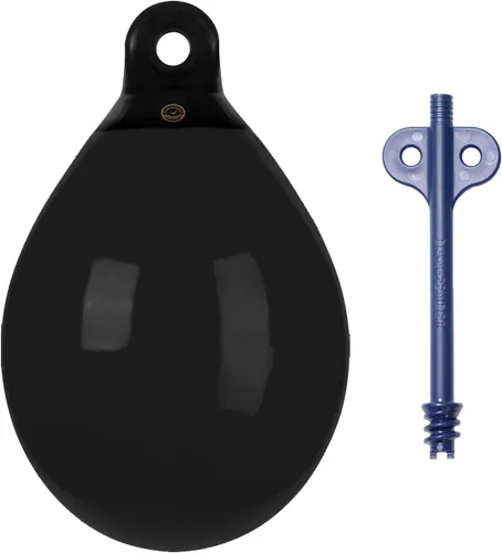 Vista 15 de Dan-Fender Guardabarros redondos de alta resistencia y boya marcadora – Parachoques de bola multiusos para barcos – Cuerda sólida que sostiene
