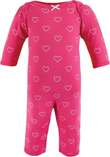 Vista 4 de Hudson Baby - Mamelucos de algodón para niñas bebés