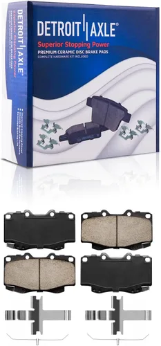 Vista 28 de Detroit Axle - Pastillas de freno traseras para Toyota Prius 2012-2015 Prius Plug-In 2017-2018 Corolla iM 2016 Sion iM 2011-2017 Lexus CT200h