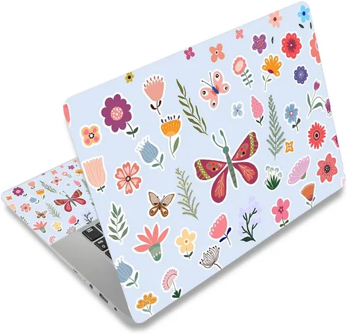 Vista 24 de Adhesivo para laptop de 12.1-15.6 pulgadas, calcomanía reutilizable universal de vinilo para laptop, protector de arte impermeable en color panal