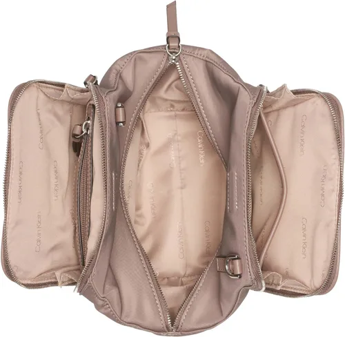 Vista 4 de Calvin Klein Mini bolso cruzado de mármol con triple compartimento