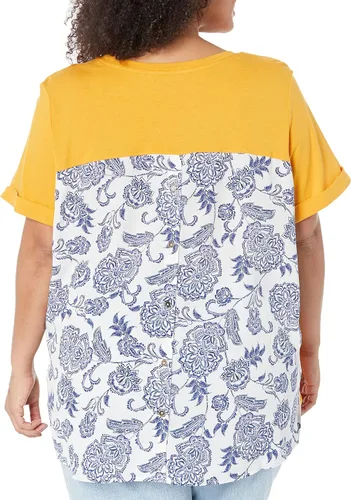Vista 2 de Tommy Hilfiger Cuello en V de manga corta para mujer