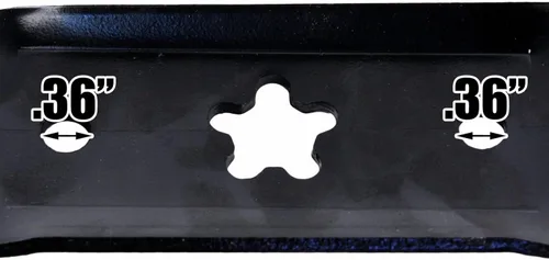 Vista 7 de 8 USA Mower Blades AYP340BP - Cuchilla de mantillo para AYP Craftsman Husqvarna 127843 134149 138498 138791 138971 139775 24676 Longitud 21