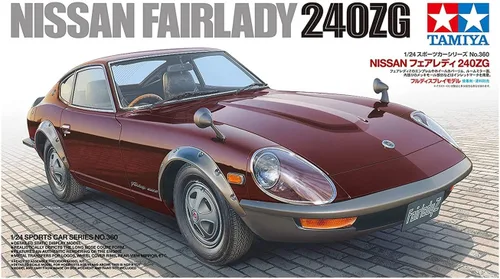 Vista 2 de Tamiya 24360-000 24360 1:24 Nissan Fairlady 240ZG Faithful Replica, Modelo, Kit de plástico, Manualidades, Hobby, Kit de modelo, Asamblea, sin pintar