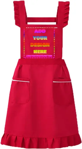 Vista 26 de Delantal personalizado personalizado para mujeres/hombres, delantales de cocina ajustables para estilistas de peluquería, delantales impermeables