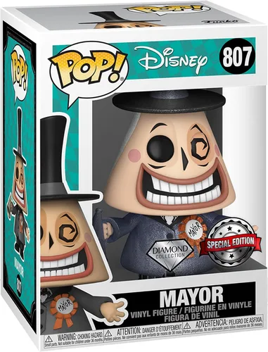 Vista 2 de Funko Disney: La pesadilla antes de Navidad - Alcalde (luz negra)