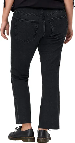 Vista 3 de Ellos Jeans cortos con corte de bota de talla grande para mujer