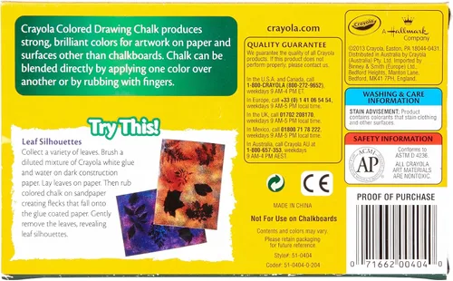 Vista 6 de Crayola Tiza de dibujo 24ct