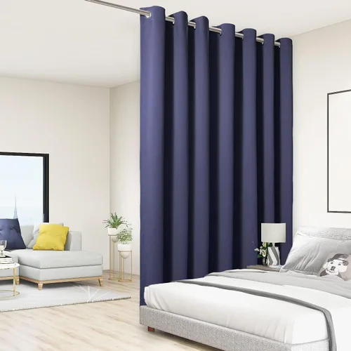 Vista 8 de BONZER Separadores de cortinas negras, cortinas opacas portátiles, panel de tratamiento de ventana de privacidad, cortinas con aislamiento térmico