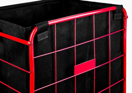 Vista 4 de Handy Laundry Forro para carrito de compras, 18 x 15 x 24 pulgadas, parte inferior cuadrada, se adapta al carrito de compras estándar, cubierta