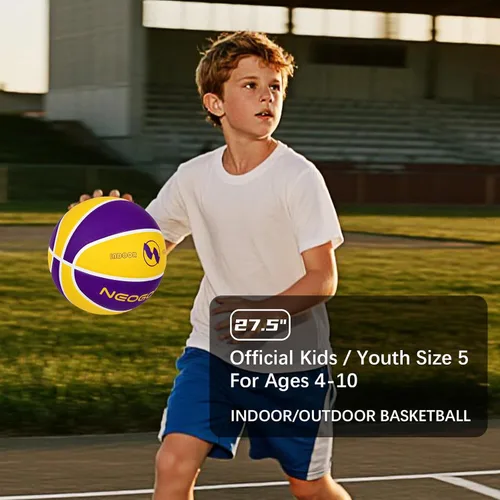 Vista 13 de Kids Toddler Youth Size 3/4/5 Basketball 22/25.5/27.5