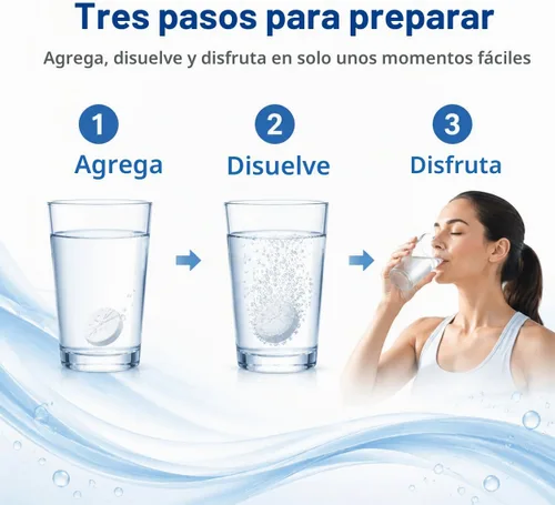 Vista 7 de Molecular Hydrogen Magnesium Effervescent Tablets, 12 PPM H2, 30 Count